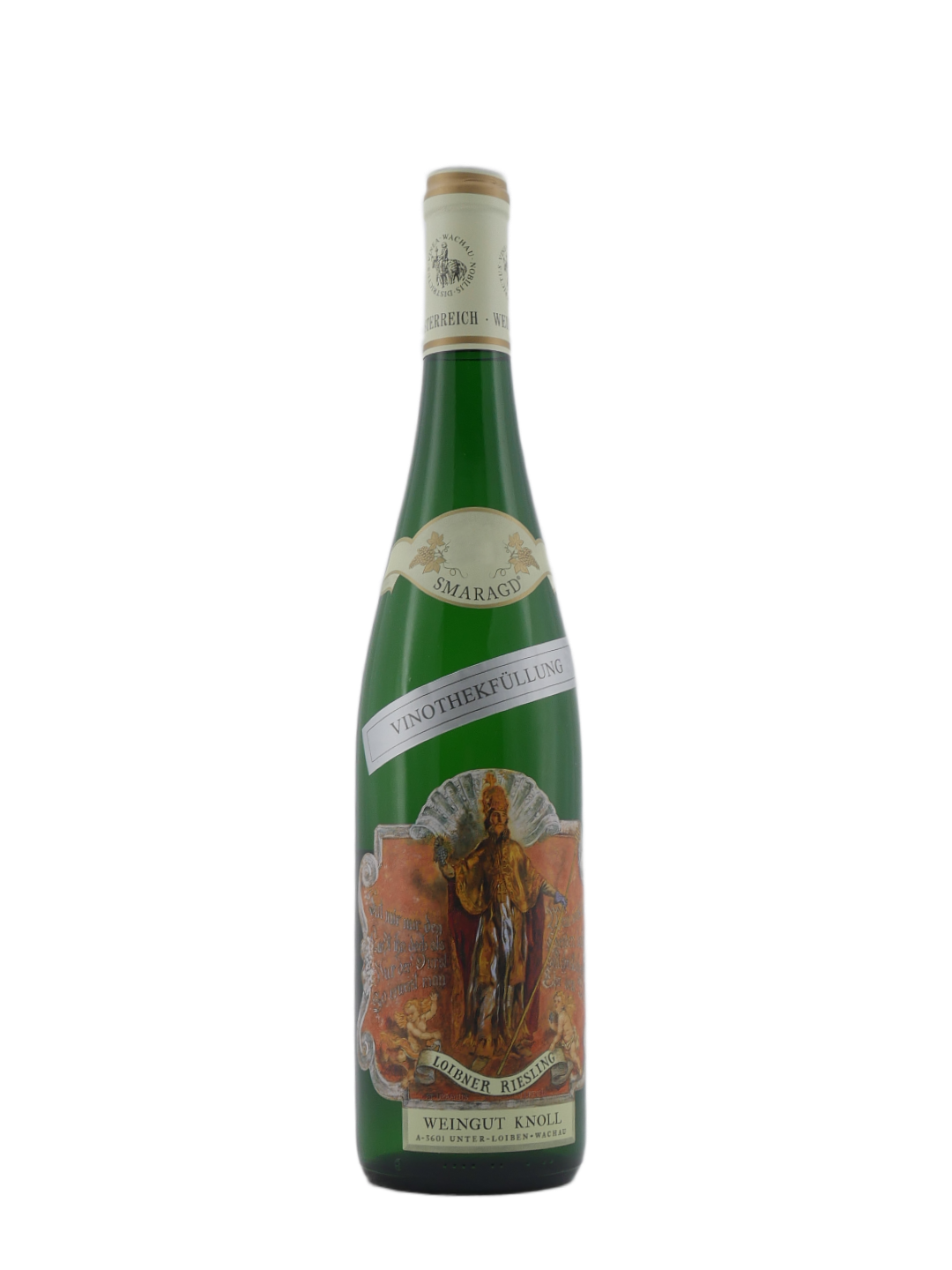 KnollLoibnerRieslSmaragdVinothekfüllungVorne